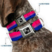 Dog Bone Seatbelt Buckle Collar - Flag Bisexual Pink/Purple/Blue Seatbelt Buckle Collars Buckle-Down