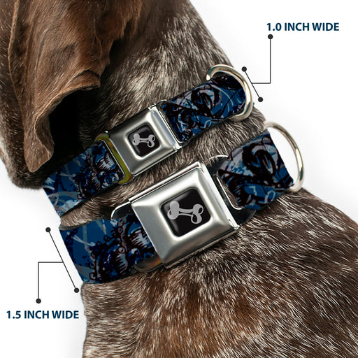 Dog Bone Seatbelt Buckle Collar - Gothic 5 Seatbelt Buckle Collars Buckle-Down