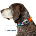 Dog Bone Seatbelt Buckle Collar - LOVE IS LOVE BD Tie Dye/White Seatbelt Buckle Collars Buckle-Down 1.5" WIDE SMALL