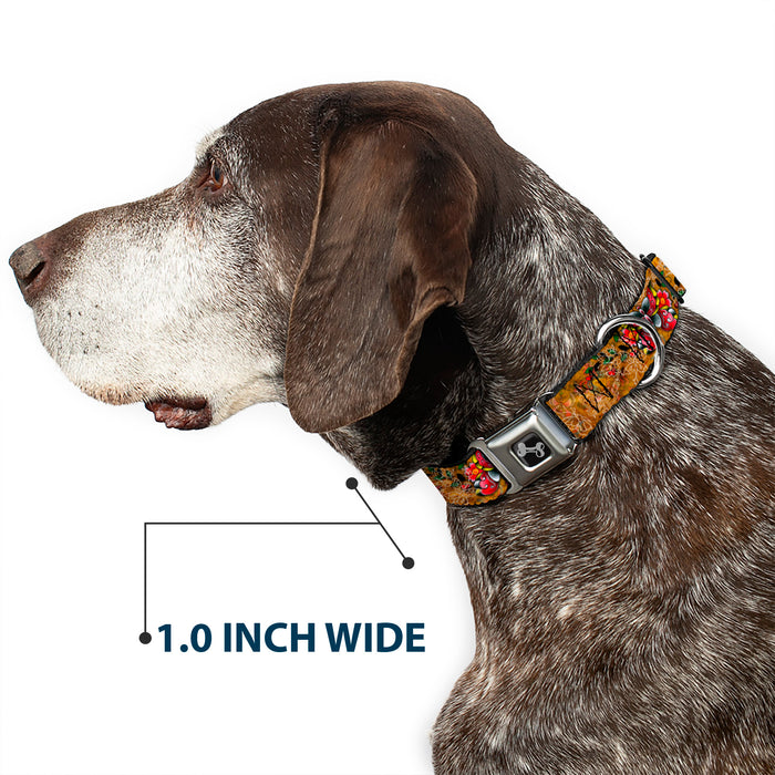 Dog Bone Seatbelt Buckle Collar - TJ-Butterflies Seatbelt Buckle Collars Tattoo Johnny 1.0" WIDE SMALL