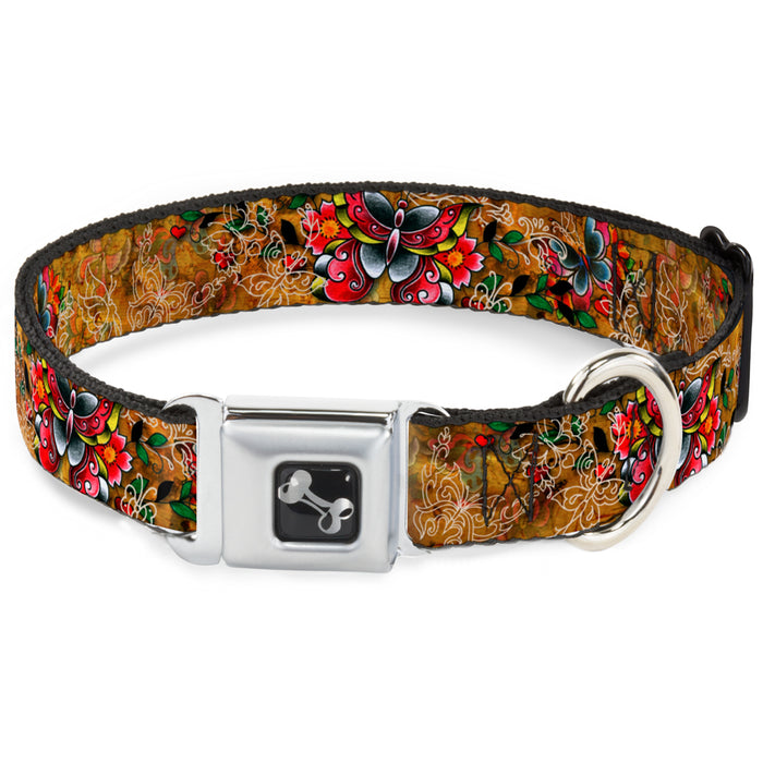 Dog Bone Seatbelt Buckle Collar - TJ-Butterflies Seatbelt Buckle Collars Tattoo Johnny