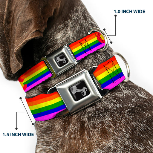 Dog Bone Seatbelt Buckle Collar - Colorado Flags2 Pride Seatbelt Buckle Collars Buckle-Down