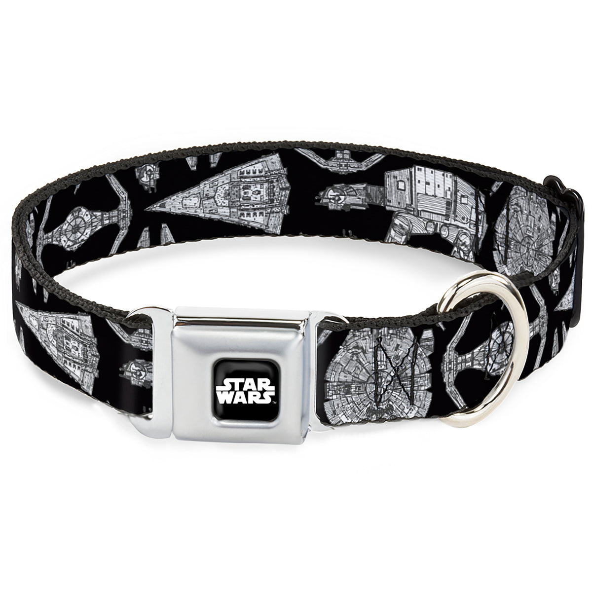 Buckle Down Star Wars Boba Fett Seatbelt Buckle Pet Collar - Small, 1 Wide - Fits 9-15 Neck
