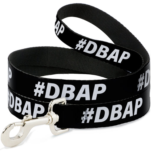 Dog Leash - #DBAP Hash Tag Text Black/White Dog Leashes Buckle-Down   
