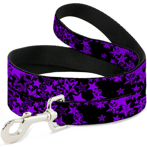 Dog Leash - Stargazer Black/Purple Dog Leashes Buckle-Down   