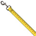 Dog Leash - Measuring Tape Yellow/Black/Red Dog Leashes Buckle-Down   