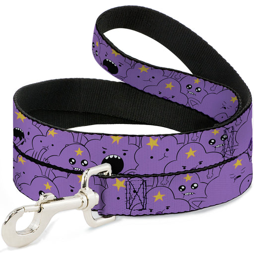 Dog Leash - Adventure Time Lumpy Space Princess Expressions Stacked Lavender Dog Leashes Cartoon Network   