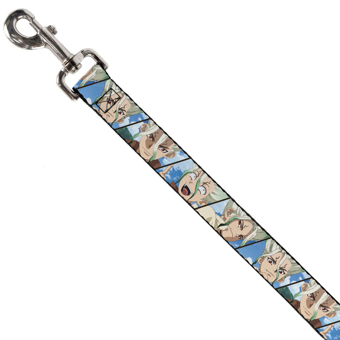 Dog Leash - Dr. Stone Senku Ishigami Expression Blocks Blues Dog Leashes Crunchyroll   