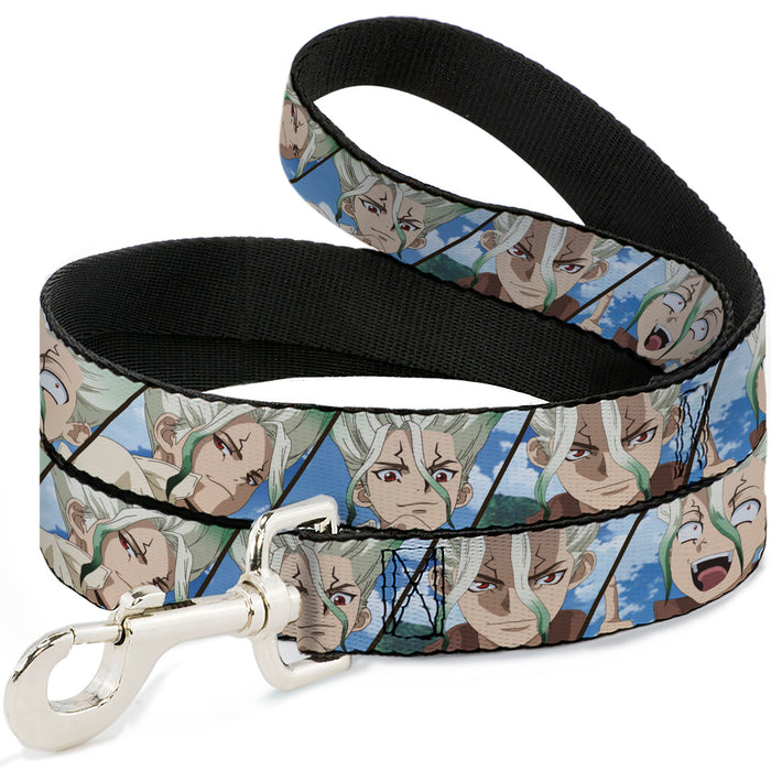 Dog Leash - Dr. Stone Senku Ishigami Expression Blocks Blues Dog Leashes Crunchyroll   