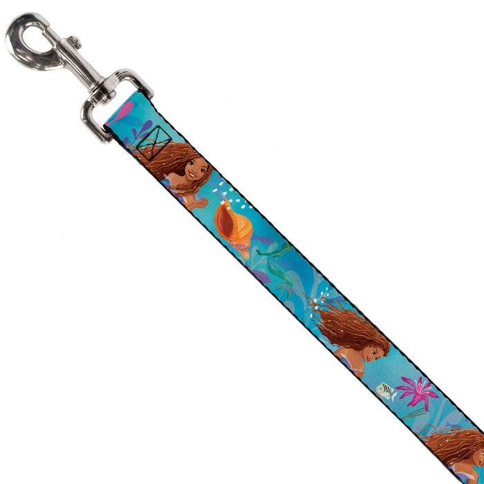 Dog Leash - The Little Mermaid Live Action Ariel Under the Sea Poses Blues Dog Leashes Disney   