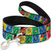 Dog Leash - UNO Cards Lineup Stack Multi Color Dog Leashes Mattel   