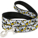 Dog Leash - Peanuts Snoopy Pose Stacked Yellow Dog Leashes Peanuts Worldwide LLC   