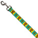 Dog Leash - Scooby Doo Pose and Dog Tag Blocks Yellow/Blue Dog Leashes Scooby Doo   