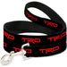 Dog Leash - Toyota Racing Development TRD Logo Black/Red Dog Leashes Toyota