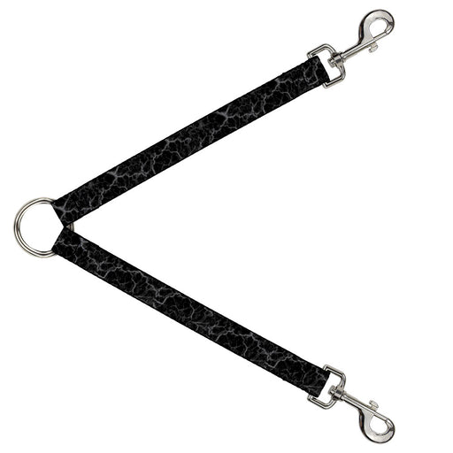 Dog Leash Splitter - Marble Black/Charcoal Gray Dog Leash Splitters Buckle-Down   