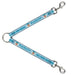 Dog Leash Splitter - BEACH DAWG CARE ALL DOGS ARE EQUAL Blues Dog Leash Splitters Buckle-Down   