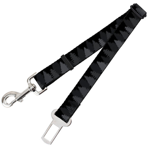 Dog Safety Seatbelt for Cars - Pine Tree Silhouettes Black/Grays Dog Safety Seatbelts for Cars Buckle-Down   
