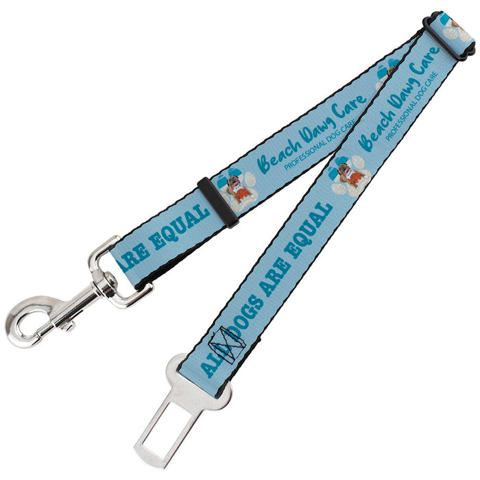 Dog Safety Seatbelt for Cars - BEACH DAWG CARE ALL DOGS ARE EQUAL Blues Dog Safety Seatbelts for Cars Buckle-Down   