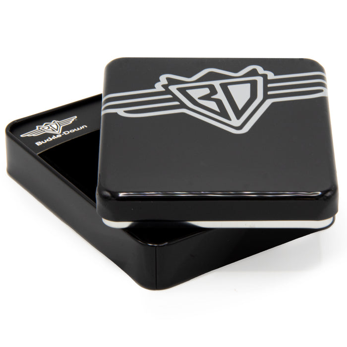 Display Box - Wallet Tin with Tray - Buckle-Down BD Wings Logo Black/Gray Displays Buckle-Down   