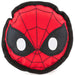 Dog Toy Ballistic Squeaker - Spider-Man Face Red Black White Dog Toy Ballistic Squeaker Marvel Comics   