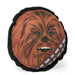 Dog Toy Ballistic Squeaker - Round Star Wars Chewbacca Face CLOSE-UP Brown Dog Toy Ballistic Squeaker Star Wars   
