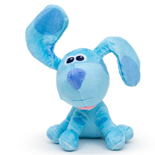 Dog Toy Squeaker Plush - Blue's Clues Blue Full Body Sitting Pose Dog Toy Squeaky Plush Nickelodeon   