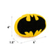 DTPT-BMDV Dog Toy Squeaky Plush - Batman Bat Icon Yellow Black Dog Toy Squeaky Plush DC Comics   