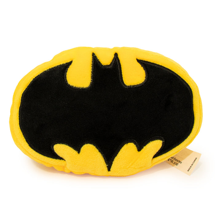 DTPT-BMDV Dog Toy Squeaky Plush - Batman Bat Icon Yellow Black Dog Toy Squeaky Plush DC Comics   