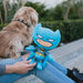 Dog Toy Squeaker Plush - Batman Full Body Standing Pose with Blue Cape Dog Toy Squeaky Plush DC Comics   