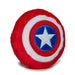 Dog Toy Squeaky Plush - Captain America Shield Red White Blue White Dog Toy Squeaky Plush Marvel Comics   