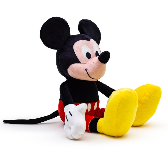 Dog Toy Squeaker Plush - Mickey Mouse Full Body Sitting Pose Dog Toy Squeaky Plush Disney   