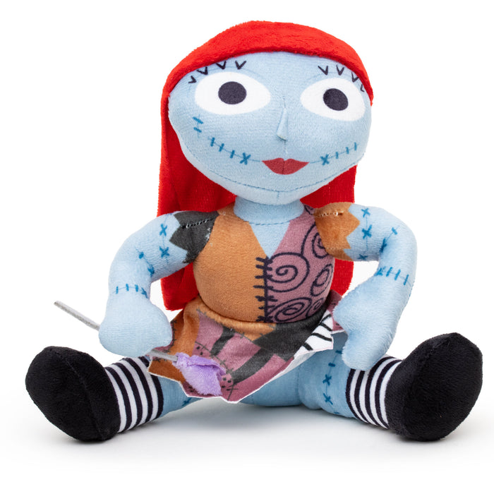Dog Toy Squeaker Plush - The Nightmare Before Christmas Sally Sitting Pose Dog Toy Squeaky Plush Disney   