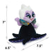 Dog Toy Squeaker Plush - The Little Mermaid Villain Ursula Full Body Pose with Flotsam and Jetsam Dog Toy Squeaky Plush Disney   