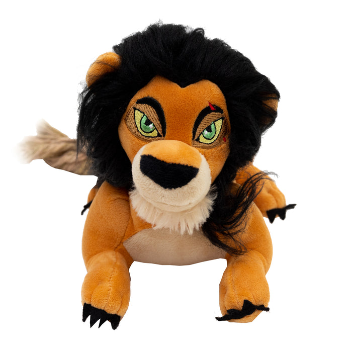 Dog Toy Squeaker Plush - Disney The Lion King Scar Full Body Pose with Rope Tail Dog Toy Squeaky Plush Disney