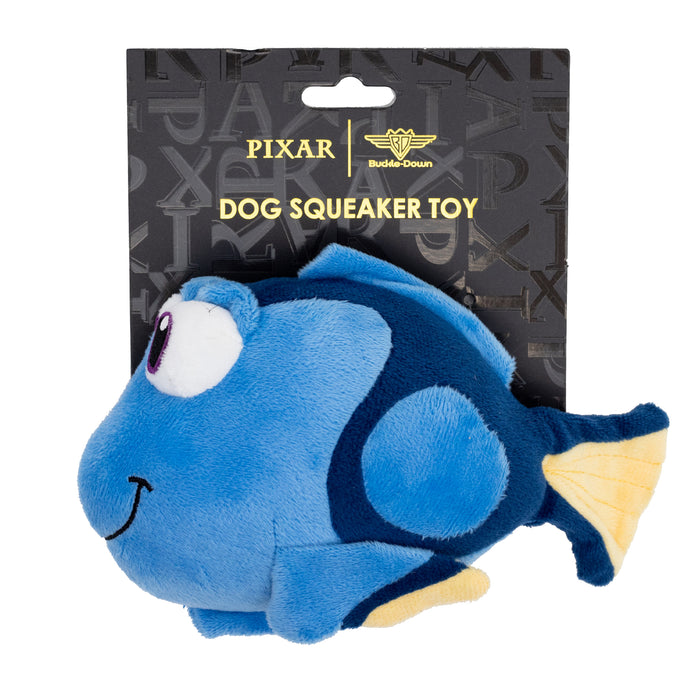 Dog Toy Squeaker Plush - Pixar Finding Nemo Dory Blue Tang Fish Full Body Pose Dog Toy Squeaky Plush Disney