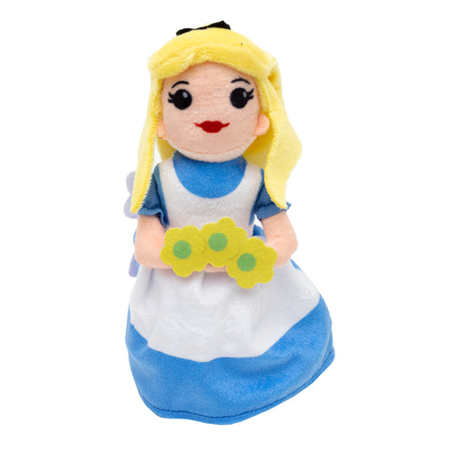 Dog Toy Squeaker Plush - Alice in Wonderland with Flowers Full Body Pose Dog Toy Squeaky Plush Disney