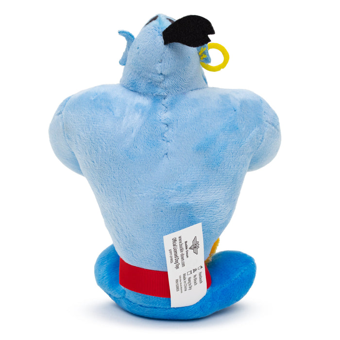 Dog Toy Squeaker Plush - Aladdin Genie Sitting Pose Dog Toy Squeaky Plush Disney   