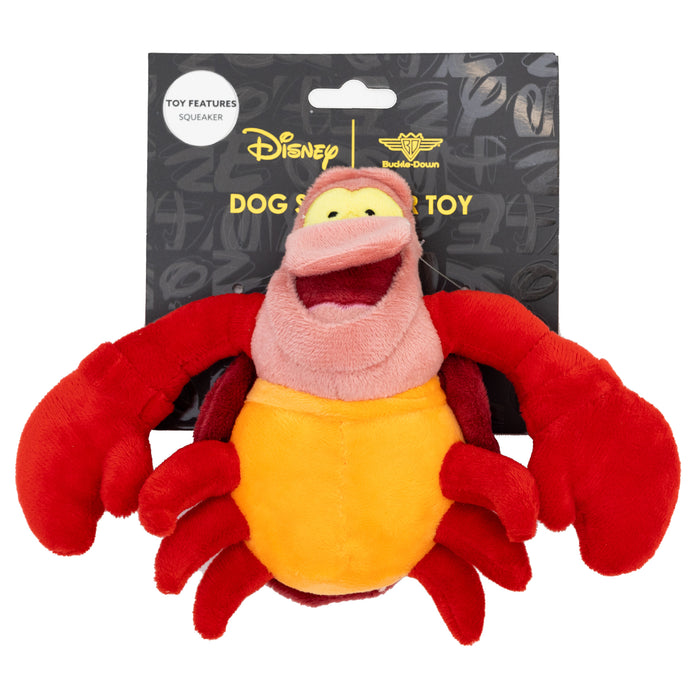 Dog Toy Squeaker Plush - The Little Mermaid Sebastian Full Body Pose Dog Toy Squeaky Plush Disney