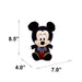 Dog Toy Squeaker Plush - Kingdom Hearts King Mickey Mouse Full Body Sitting Pose Dog Toy Squeaky Plush Disney   