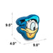 Dog Toy Squeaker Plush - Disney Donald Duck Smiling Face Blue Dog Toy Squeaky Plush Disney   