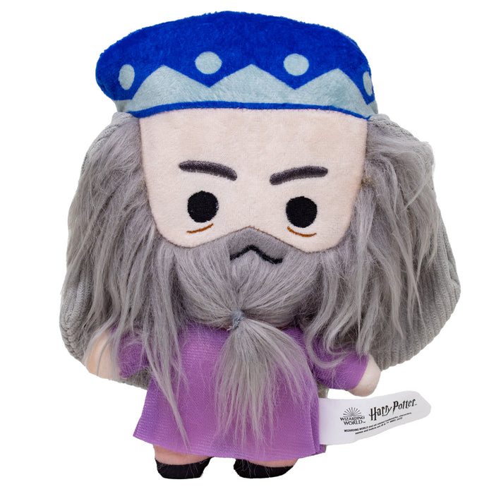 Dog Toy Squeaker Plush - Harry Potter Dumbledore Standing Charm Full Body Pose Dog Toy Squeaky Plush The Wizarding World of Harry Potter   