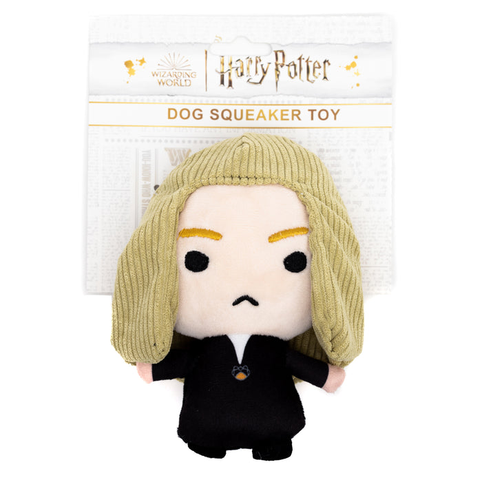 Dog Toy Squeaker Plush - Harry Potter Lucius Malfoy Standing Charm Full Body Pose Dog Toy Squeaky Plush The Wizarding World of Harry Potter   