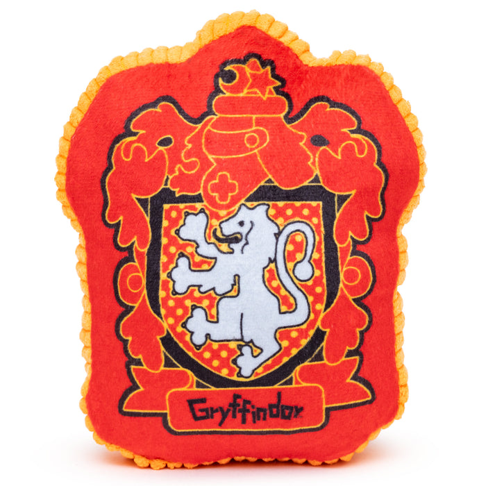 Dog Toy Squeaker Plush - Harry Potter Gryffindor Lion Charm Crest Red Dog Toy Squeaky Plush The Wizarding World of Harry Potter   