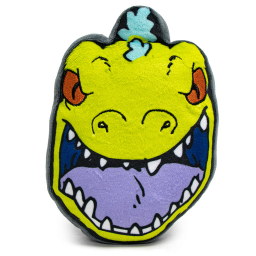 Dog Toy Squeaker Plush - Rugrats Reptar Roar Face Dog Toy Squeaky Plush Nickelodeon   