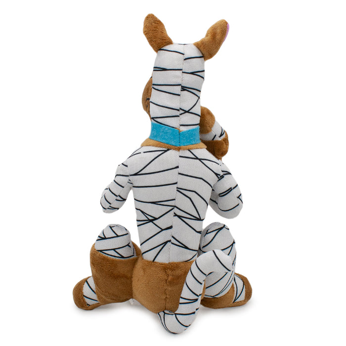 Dog Toy Squeaker Plush - Mummy Wrap Halloween Scooby-Doo Sitting Pose Dog Toy Squeaky Plush Scooby Doo   