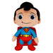 Dog Toy Squeaker Plush - Superman Chibi Full Body Standing Pose with Corduroy Hair Dog Toy Squeaky Plush DC Comics   