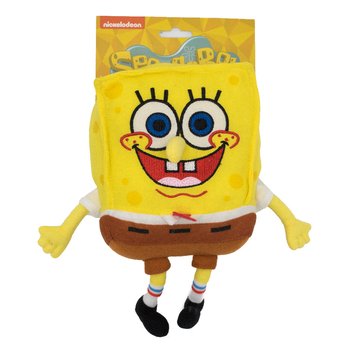 Dog Toy Squeaker Plush - SpongeBob Full Body with Arms and Legs Dog Toy Squeaky Plush Nickelodeon   