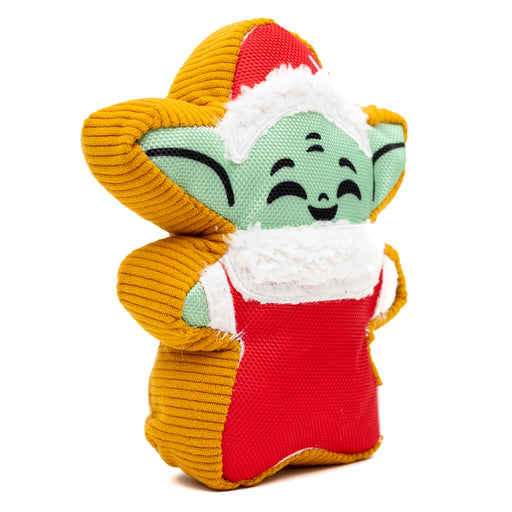 Dog Toy Squeaker Plush - Star Wars Holiday Grogu Santa Cookie Replica Dog Toy Squeaky Plush Star Wars   