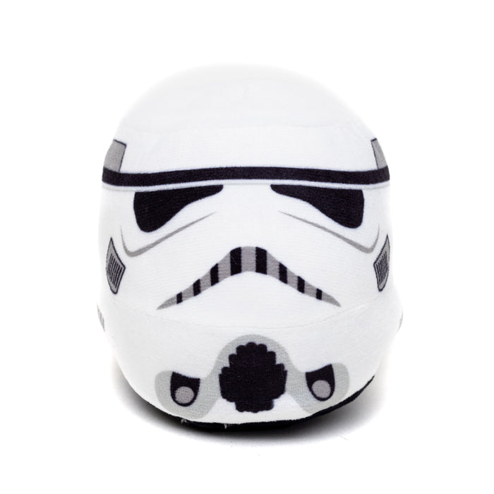 Dog Toy Squeaker Plush - Stormtrooper Helmet White Dog Toy Squeaky Plush Star Wars   