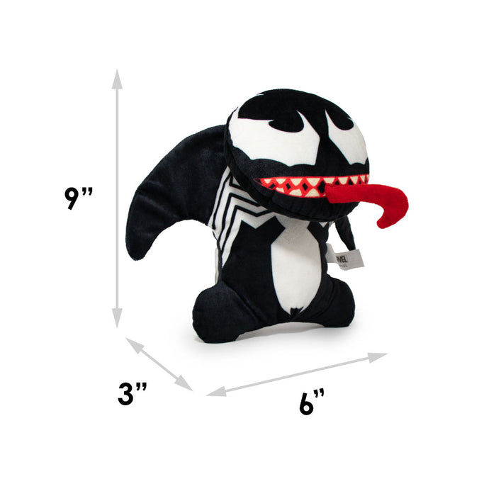 Dog Toy Squeaky Plush - Kawaii Venom Standing Pose Dog Toy Squeaky Plush Marvel Comics   